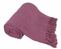 Value Set Of 6 Solid Color Cotton Yoga Blankets #8