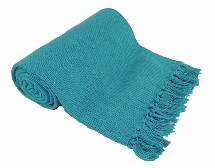 Value Set Of 6 Solid Color Cotton Yoga Blankets #4